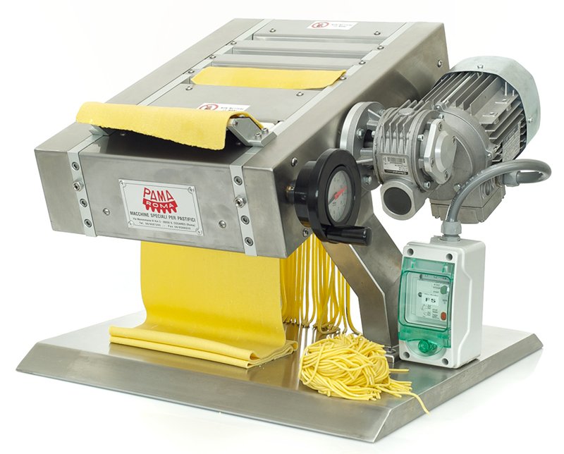 Rotella Tagliapasta Tredoni In Acciaio Inox Italiano – 4 Cm, Manico In Legno – Per Ravioli, Gnocchi E Pasta