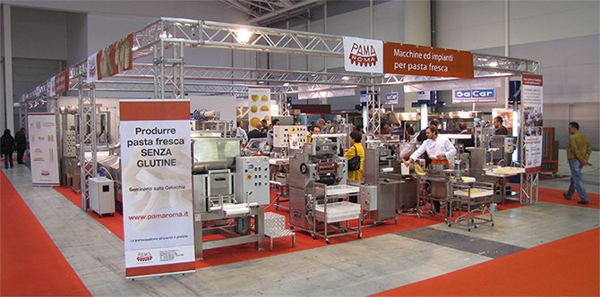 Fiere macchine per Pastifici Pama Roma 2016