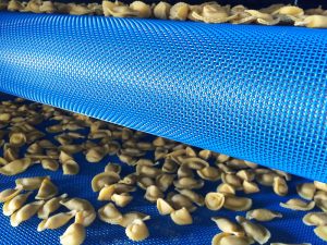 Pre-essiccatoio a nastri per pasta fresca pastorizzata Pre-essiccatoio a nastri per pasta fresca pastorizzata